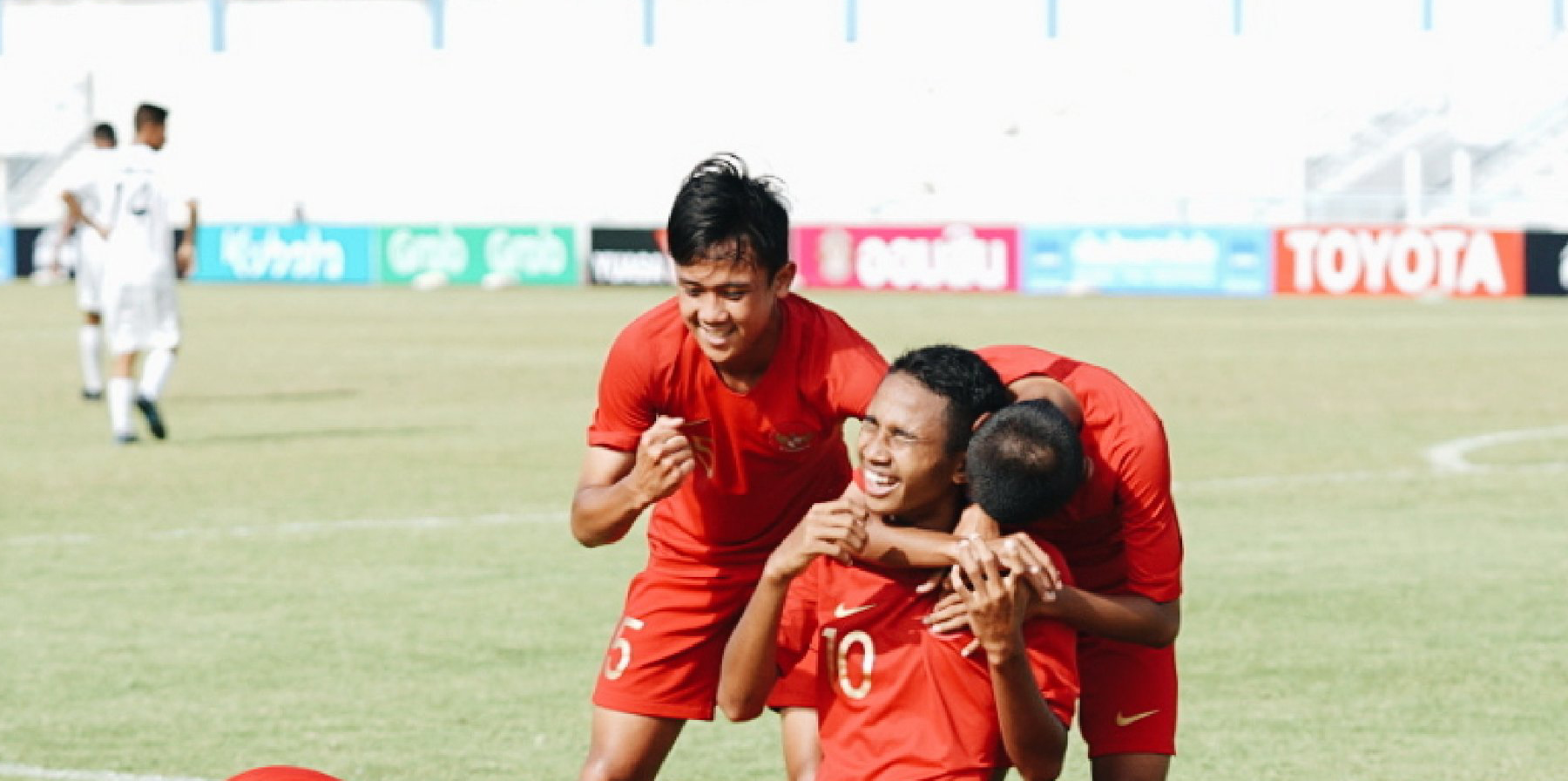 Timnas hanya bermain seri lawan Timor Leste di laga ketiganya di Piala AFF U-15 2019. (Foto: Twitter/@PSSI)