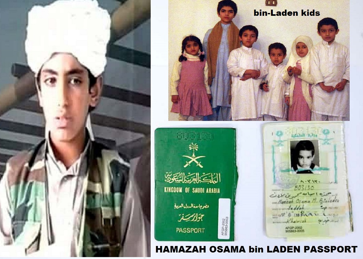 Hamzah bin Laden dan dokumen resmi. (Foto: afp)