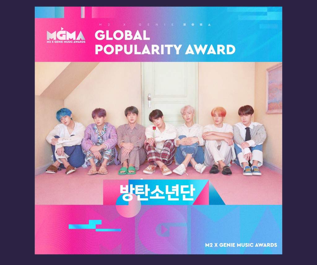 BTS meraih penghargaan terbanyak di ajang MGMA 2019.