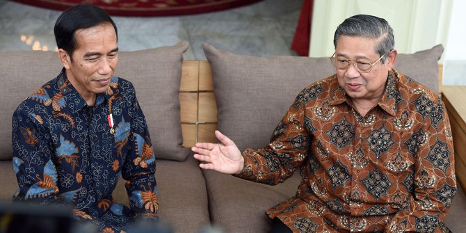 Joko Widodo saat bertemu dengan Susilo Bambang Yudhoyono beberapa tahun lalu. (Foto: Dok/Antara)