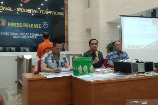 Direktorat Tindak Pidana Siber Bareskrim Polri ungkap kasus pembobolan bank. (Foto:Istimewa/ant)