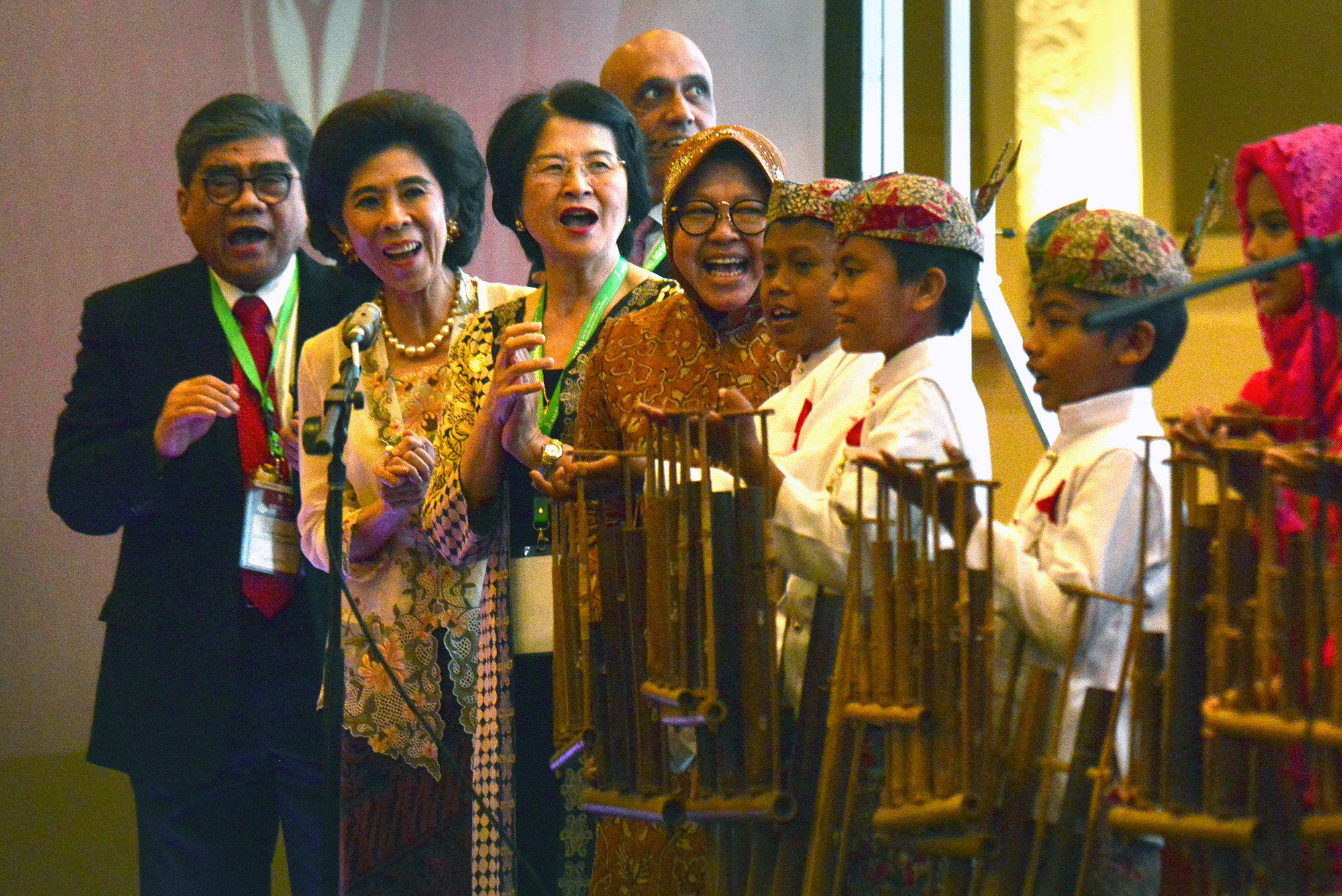 Acara kongres paliatif Internasional yang dihadiri langsung oleh Risma. (Foto: Alief/ngopibareng.id)