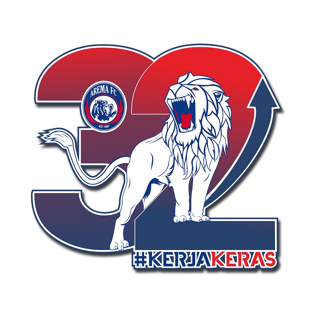 Logo dan Slogan baru Arema FC di ulang tahun yang ke-32 (dok:foto istimewa)