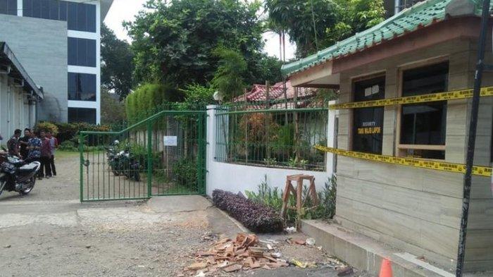 Kondisi pos rumah kediaman Menteri Susi di Pangandaran. (Foto: ist/ngopibareng.id)