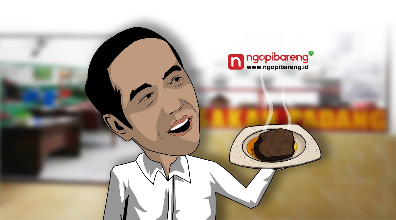 Ilustrasi Jokowi. (Ilustrasi: Fa Vidhi)