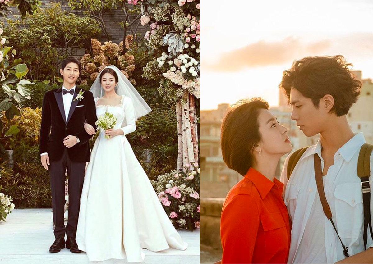 Mantan pasangan yang dijuluki 'Song Song Couple', Song Joong Ki dan Song Hye Kyo.