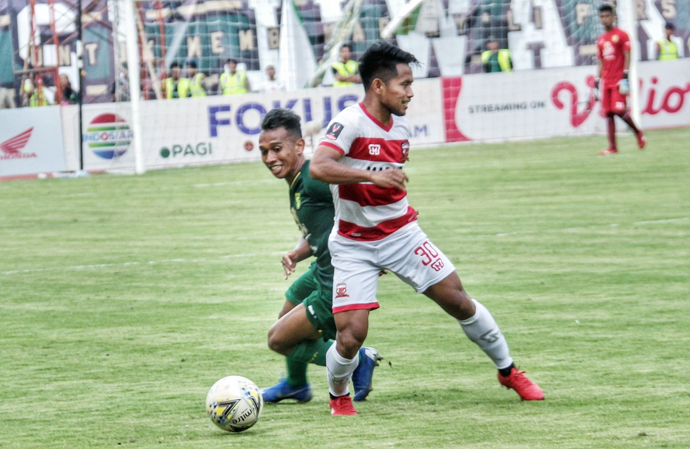 Persebaya vs Madura United. (Foto: Haris/ngopibareng.id)