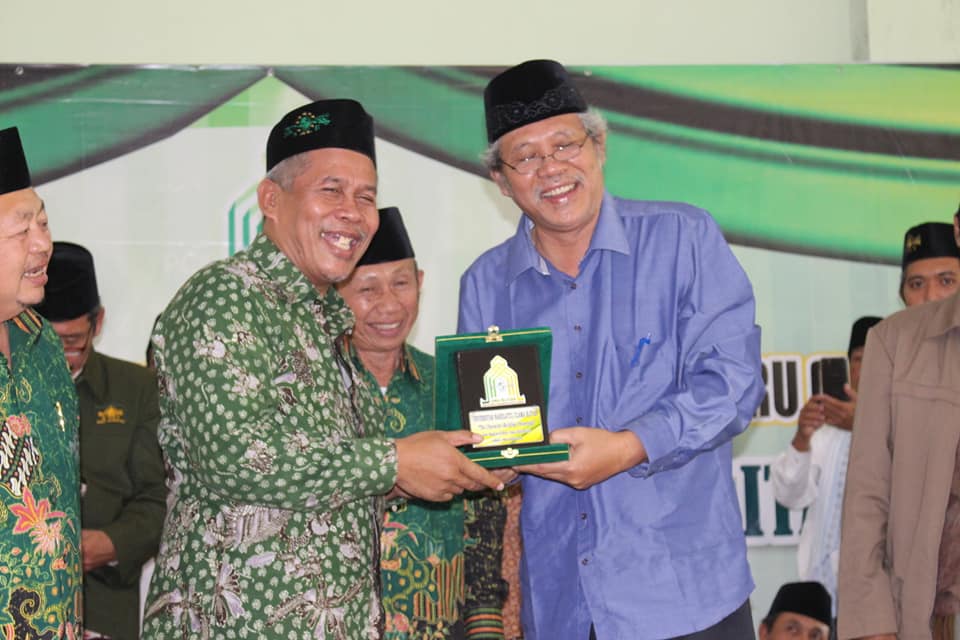 KH Marzuki Mustamar di Universitas Nahdlatul Ulama (UNU) Blitar. (Foto: ist/ngopibareng.id)