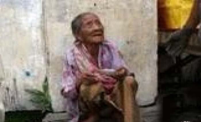 Nenek Hapsah, saat di Tarakan. (Foto:Antara)
