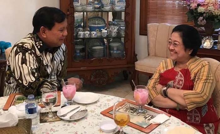 Ilustrasi pertemuan Prabowo dengan Megawati. (Foto:Dok.Antara)