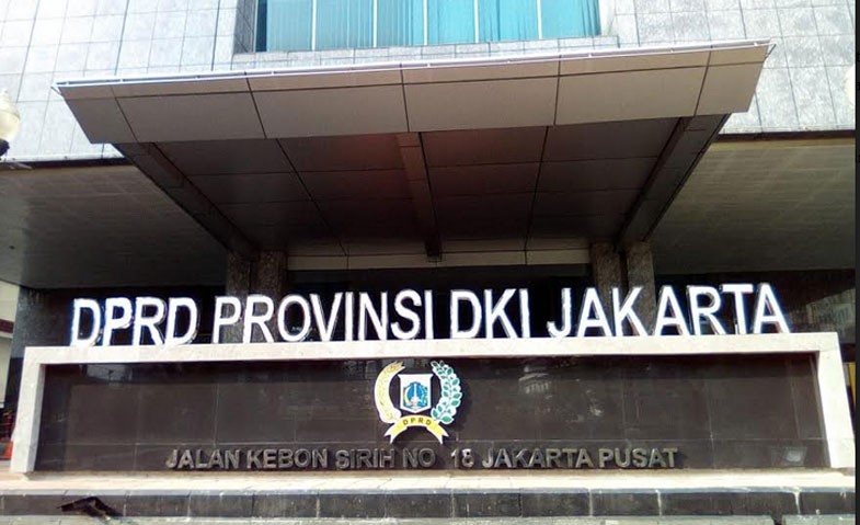 Gedung DPRD Provinsi DKI Jakarta di Jalan Kebon Sirih, Jakarta Barat.