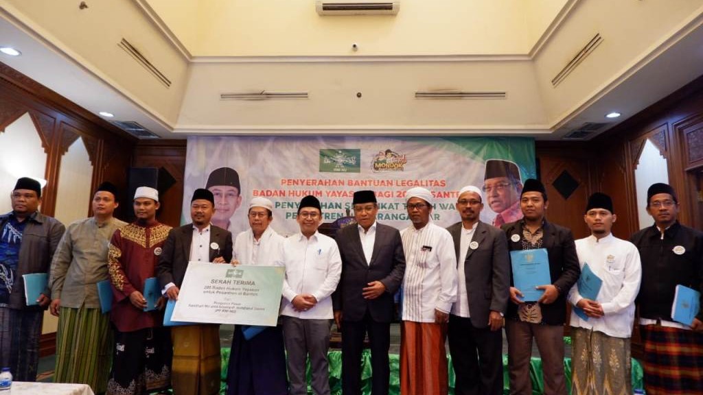 Jajaran Pengurus Pusat Rabithah Ma’ahid Islamiyah Nahdlatul Ulama (PP RMI-NU) di Jakarta. (Foto: nu/ngopibareng.id)