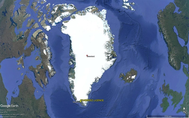 Greenland. (Foto: google earth)