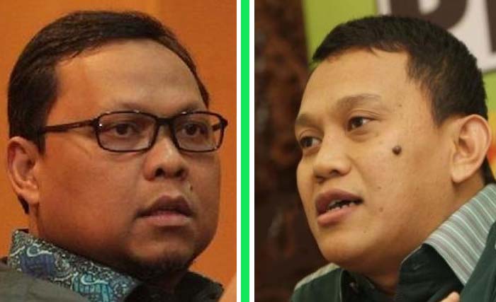 Lukman Edi (Kiri) dan Abdul Karding. (Foto:Ngobar)