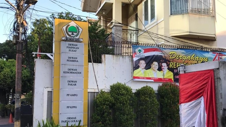 Kantor DPP Partai Golkar di Jalan Anggrek Nuri, Palmerah, Jakarta Barat.