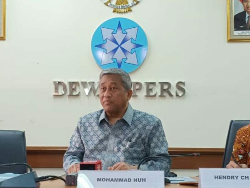 Ketua Dewan Pers M Nuh. (Foto: asmanu/ngopibareng.id)