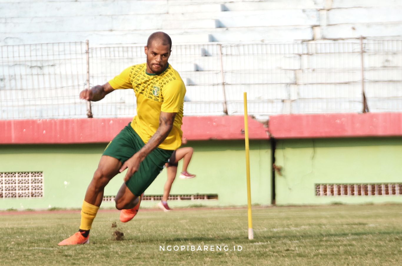 Striker Persebaya, David da Silva. (Foto: Haris/ngopibareng.id)