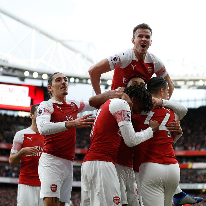 Arsenal bertekad meraih kemenangan atas Tottenham. (Foto: Twitter/@Arsenal)