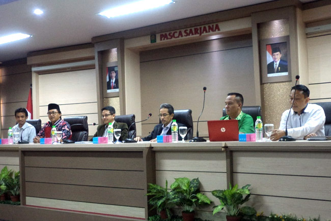 Sidang disertasi di UIN Sunan Kalijaga Jogjakarta. (Foto: ist/ngopibareng.id)