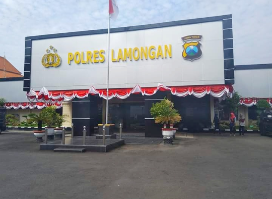Markas Kepolisian Resort Lamongan. (Foto:Nasih/ngopibareng.id)
