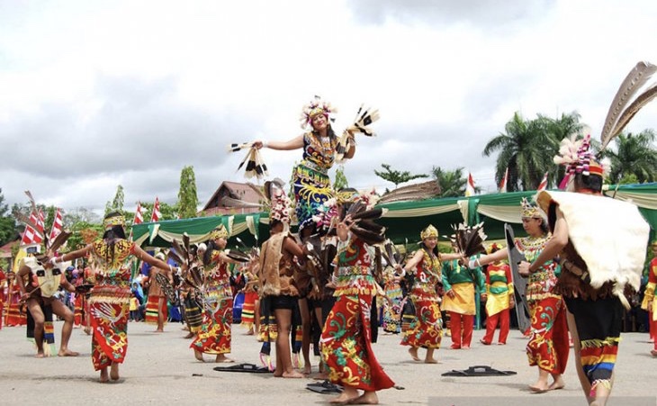 Suku Dayak Kalimantan Timur. (Foto: Dok/Antara)