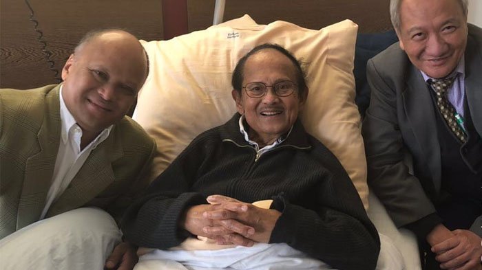 Presiden RI ke-3 BJ Habibie saat dirawat di rumah sakit di Munchen, Jerman, pada Maret 2018. (Foto: Habibie Centre)