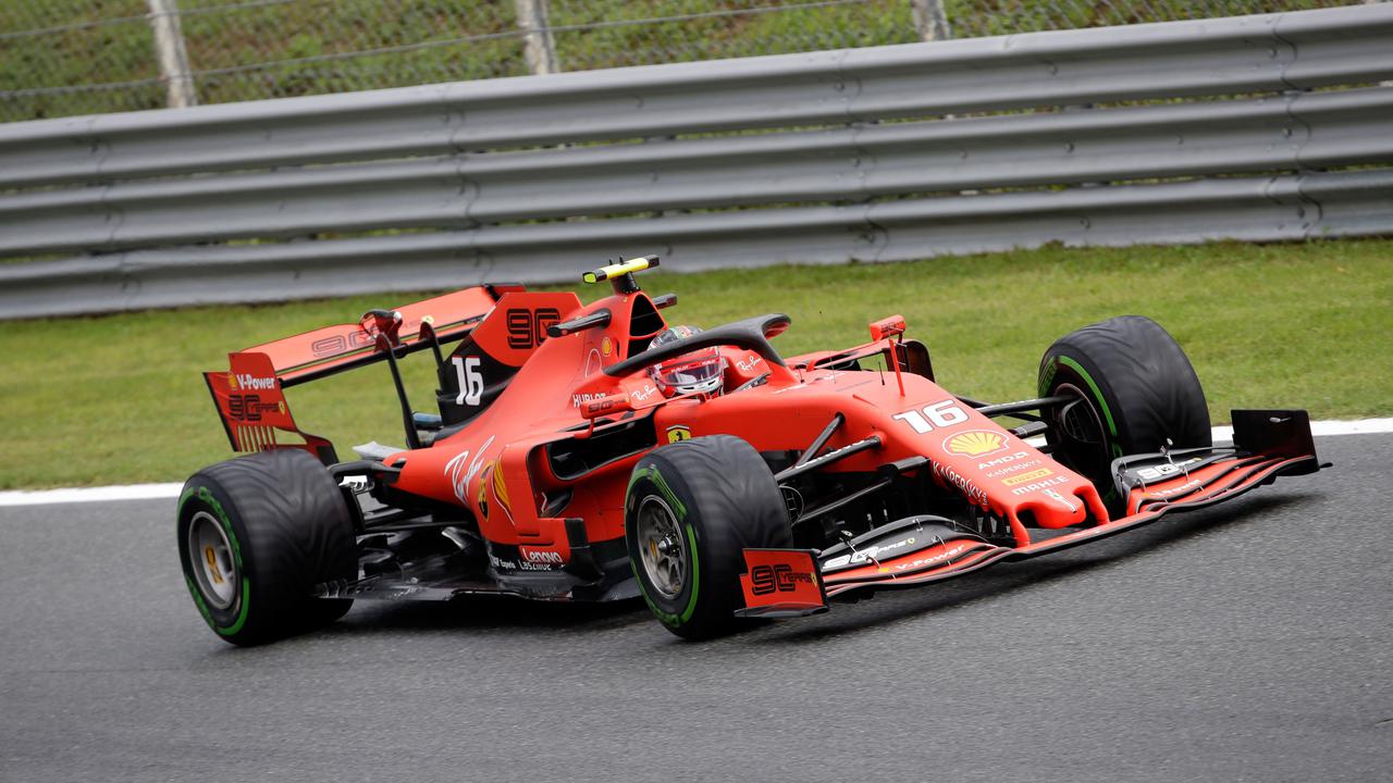 Pembalap Ferrari Charles Leclerc juara F1 GP Monza. (Foto: AFP)