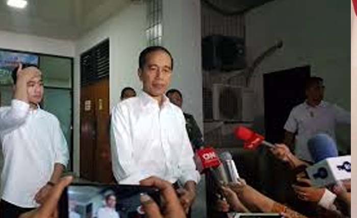 Presiden Jokowi menyampaikan belasungkawa atas wafatnya BJ Habibie. (Foto:Kompas.com)