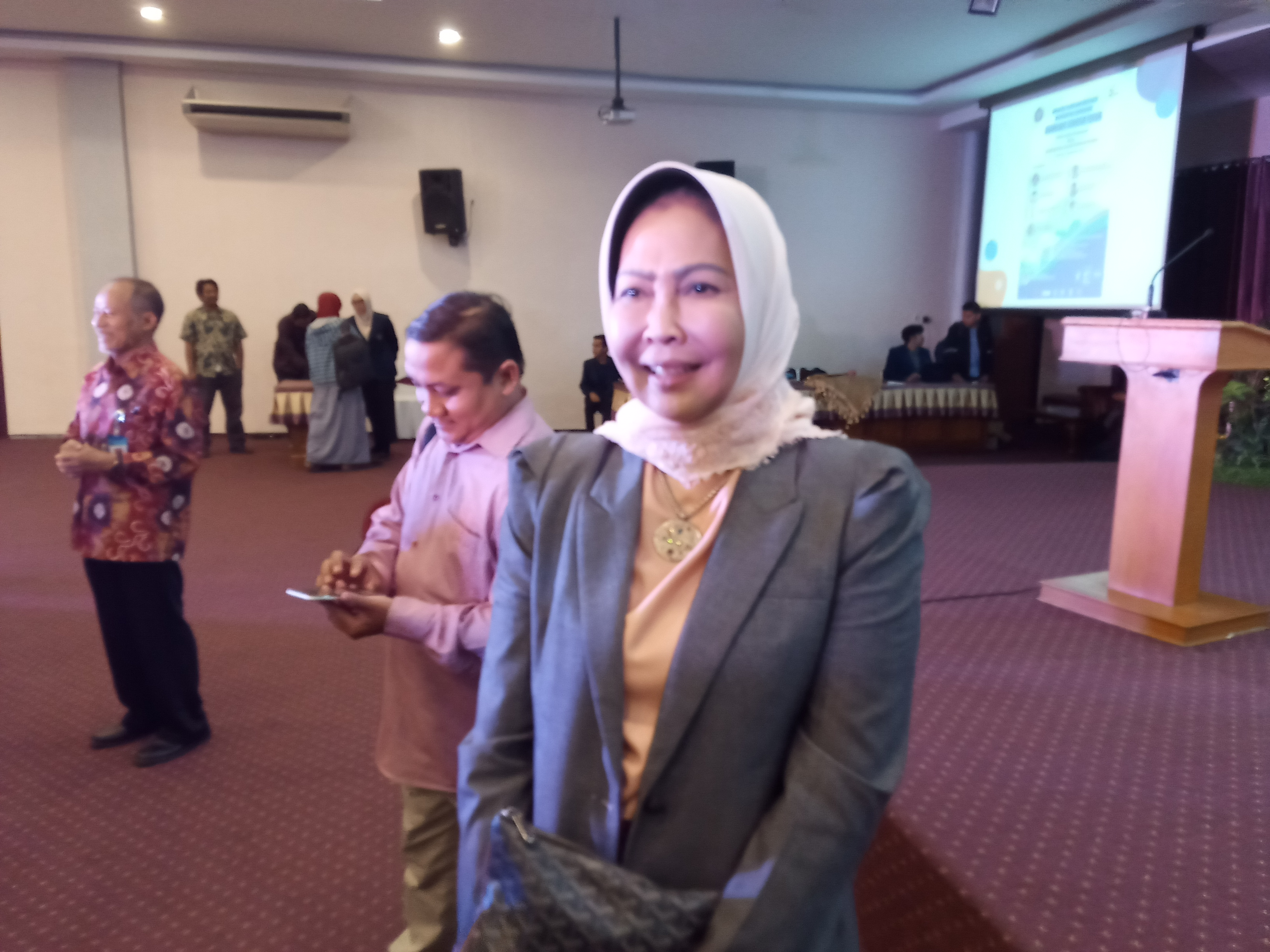 Dewanti Rumpoko, pada acara Brawijaya Tourism Forum' di Fakultas Ilmu Administrasi, Universitas Brawijaya, pada Kamis 12 September 2019 (Theo/ngopibareng.id)