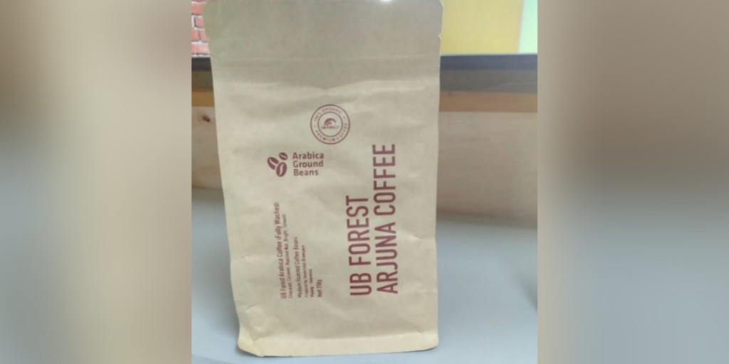 Kemasan produk kopi green bean UB Forest (Foto: Istimewa)