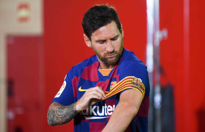 Lionel Messi belum bisa diturunkan karena masih berkutat dengan cedera. (Foto: Twitter/@FCBarcelona) 