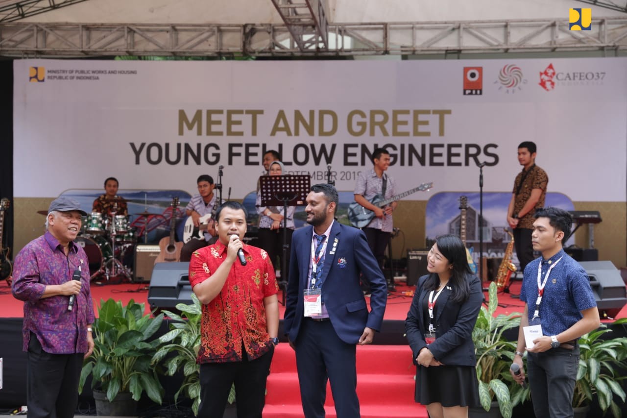 Meet and Greet Young Fellow Engineers di Lapangan Sapta Taruna Kementerian PUPR baru-baru ini. (Foto: PUPR)