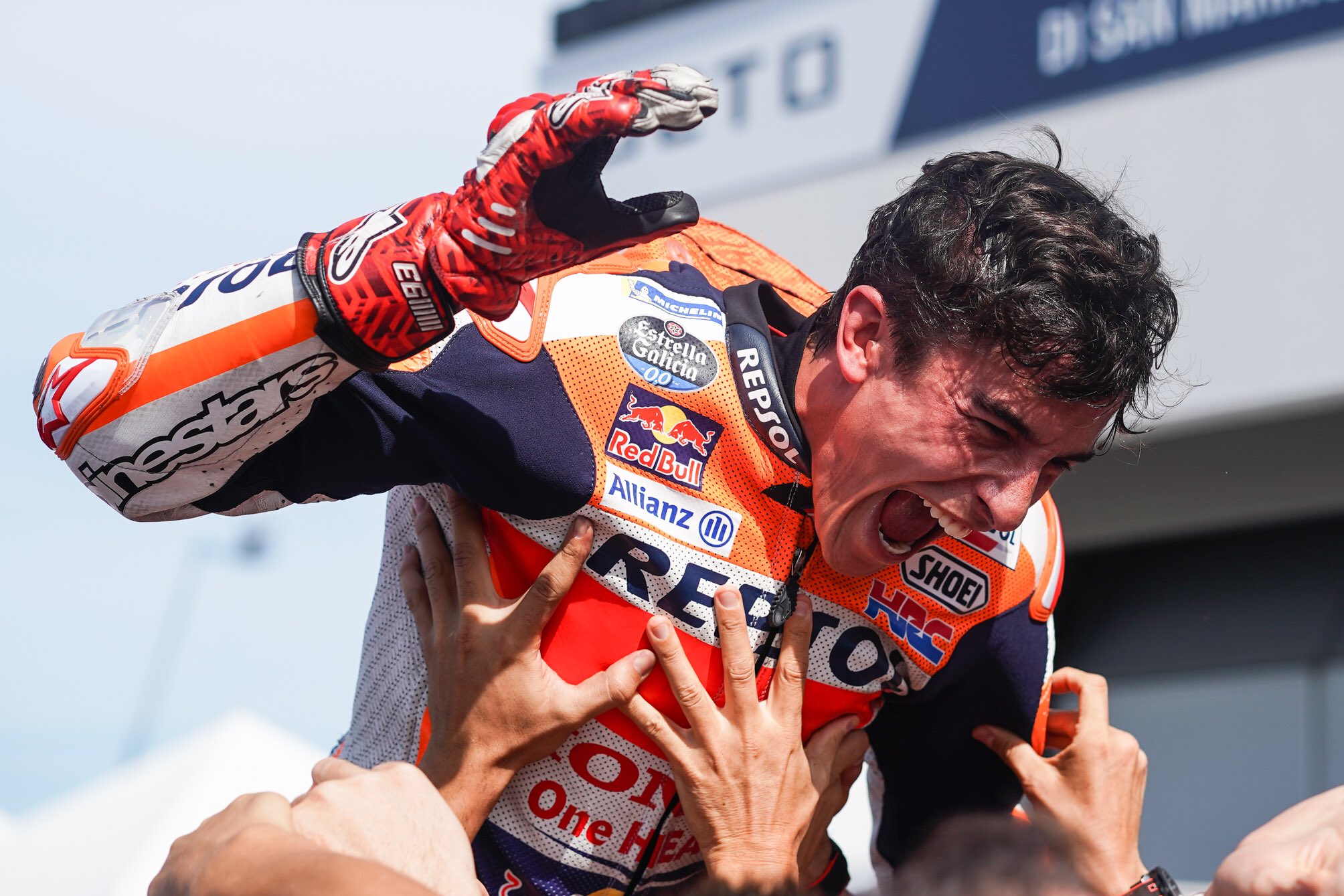 Marc Marquez akui insiden dengan Rossi menjadi motivasi esktra di MotoGP Misano. (Foto: Twitter/@marcmarquez93)