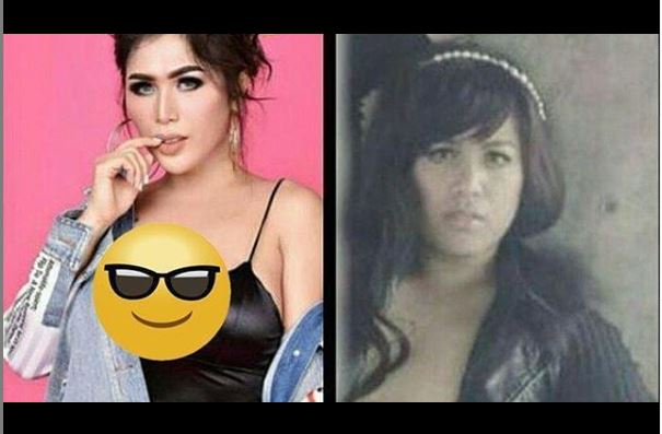 Gebby Vesta setelah operasi transgender di Thailand (kiri). Ia menghabiskan uang Rp148 juta. (Foto: Instagram Gebby Vesta)