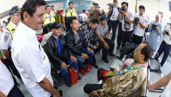 Menteri Perhubungan Budi Karya kunjungi Bandara Belitung Hanandjoeddin. (Foto: Kemenhub)