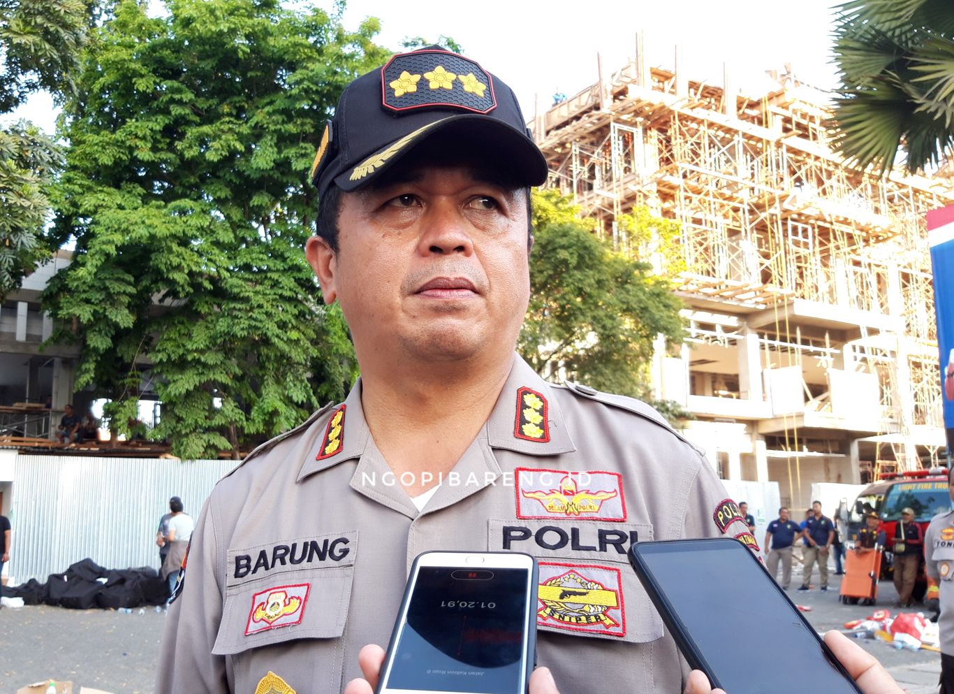 Kabid Humas Polda Jatim, Kombes Frans Barung Mangera. (Foto: Haris/ngopibareng.id)