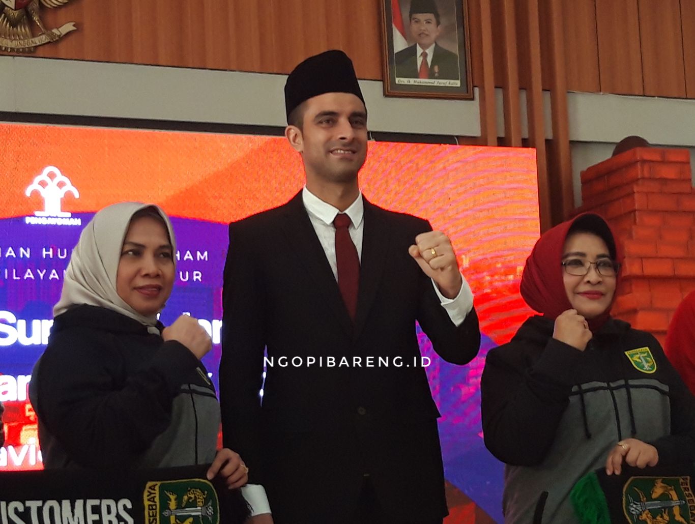 Bek Persebaya, Otavio Dutra resmi jadi WNI. (Foto: Haris/ngopibareng.id)