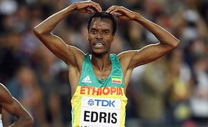 Pelari Ethiopia Muktar Edris. (Foto:Reuters)