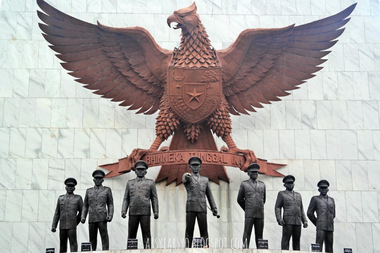 Monumen Pancasila Sakti di Lubang Buaya Jakarta. (Foto:ist)