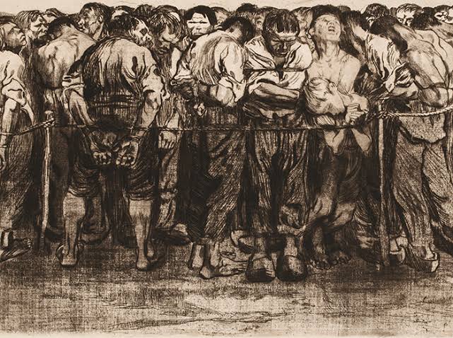 The Prisoners, 1908 by Käthe Kollwitz