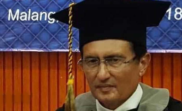 Fadel Muhammad saat ditetapkan jadi Guru Besar di Universitas Brawijaya tahun lalu. (Foto:MalangTiday)