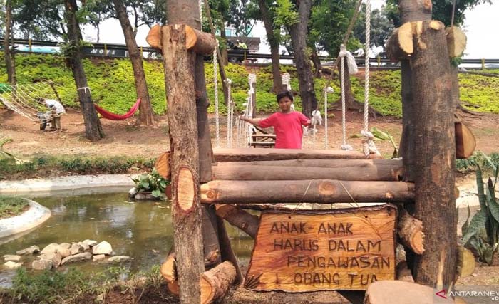 Taman Kembang Kerep di Jakarta Barat. (Foto:Detak)