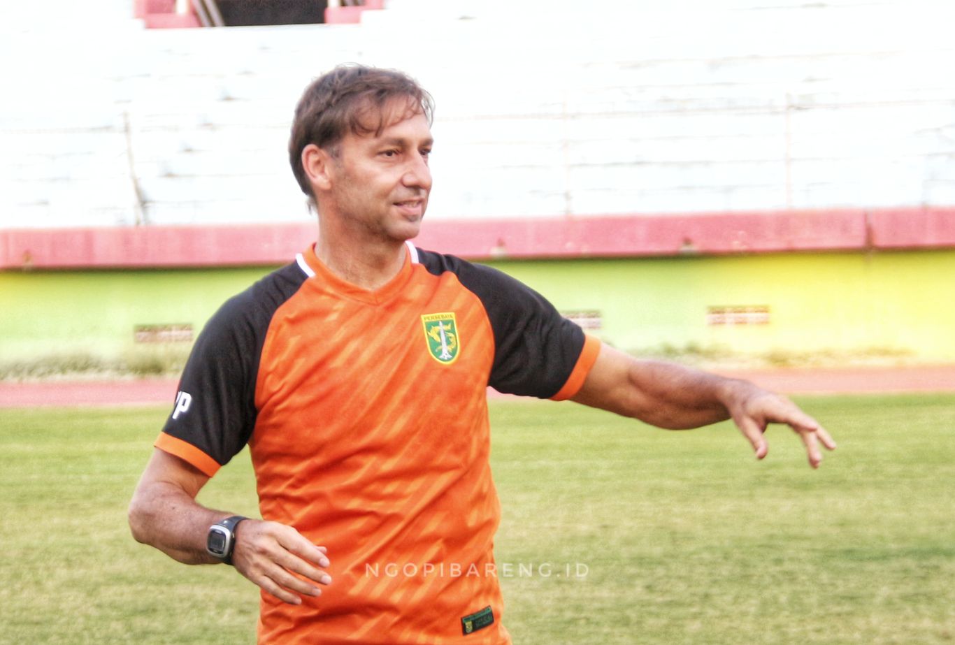 Pelatih Persebaya, Wolfgang Pikal. (Foto: Haris/ngopibareng.id)