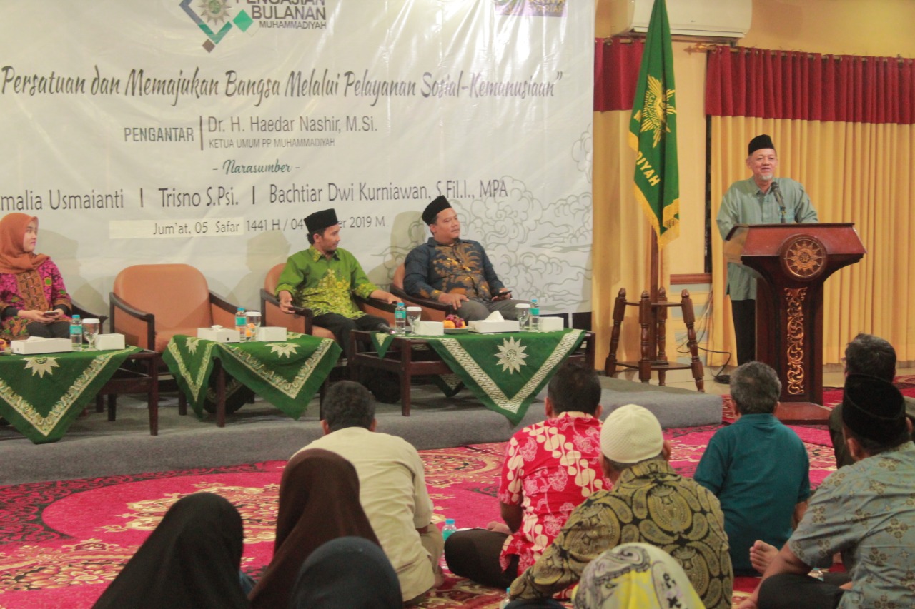 Pengajian rutin di PP Muhammadiyah Jakarta. (Foto: md/ngopibareng.id)