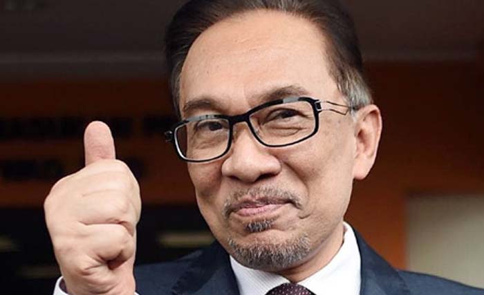 Ketua Partai Keadilan Rakyat (PKR) Anwar Ibrahim. (Foto:Sindo)