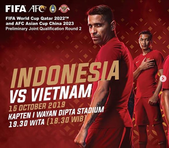 Laga Timnas Indonesia melawan Vietnam. (Foto: Instagram PSSI)