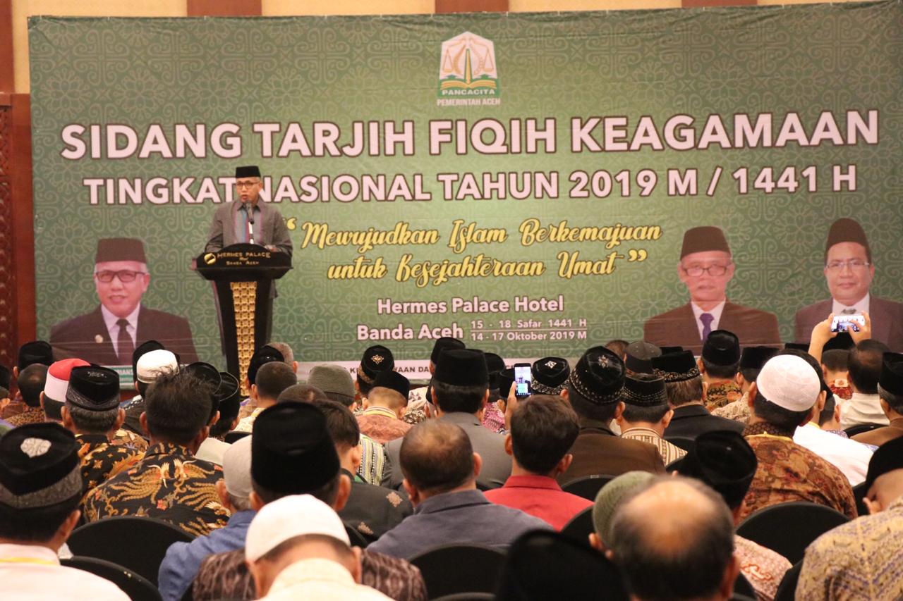 Majelis Tarjih dan Tajdid Pimpinan Pusat Muhammadiyah gelar acara Sidang Tarjih Fiqih Keagamaan Nasional di Aceh. (Foto: md/ngopibareng.id) 