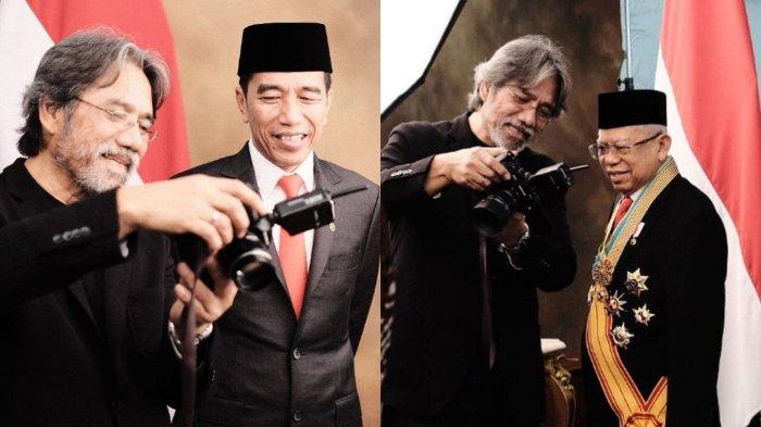 Fotografer senior Darwis Triadi memotret Presiden dan Wakil Presiden (Wapres) terpilih, Joko Widodo (Jokowi)-Ma'ruf Amin. (Foto: Instagram Darwis Triadi)