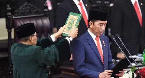 Pelantikan Presiden Joko Widodo. (Foto: dok/antara)