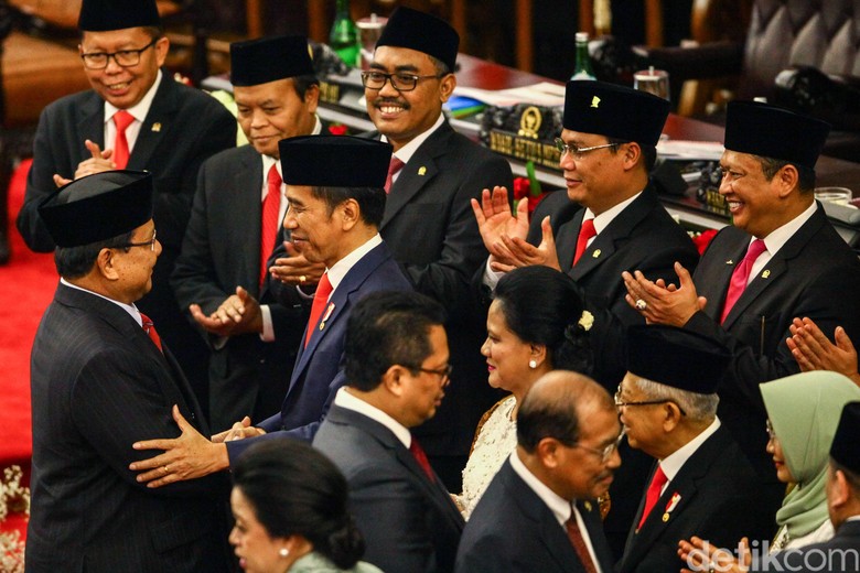 Pelantikan Presiden dan Wakil Presiden periode 2019-2024, Joko Widodo (Jokowi)-Ma'ruf Amin.